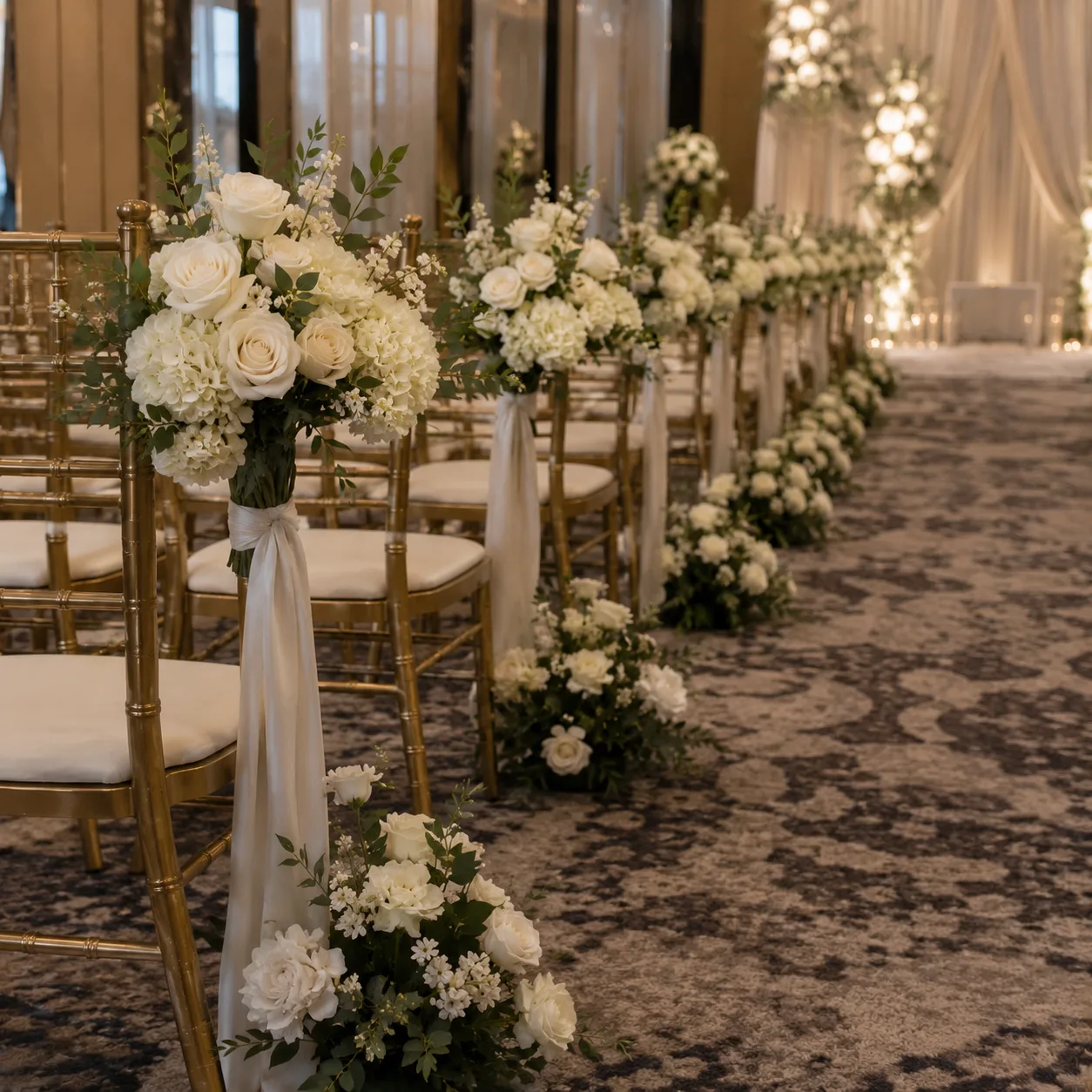 Aisle flowers