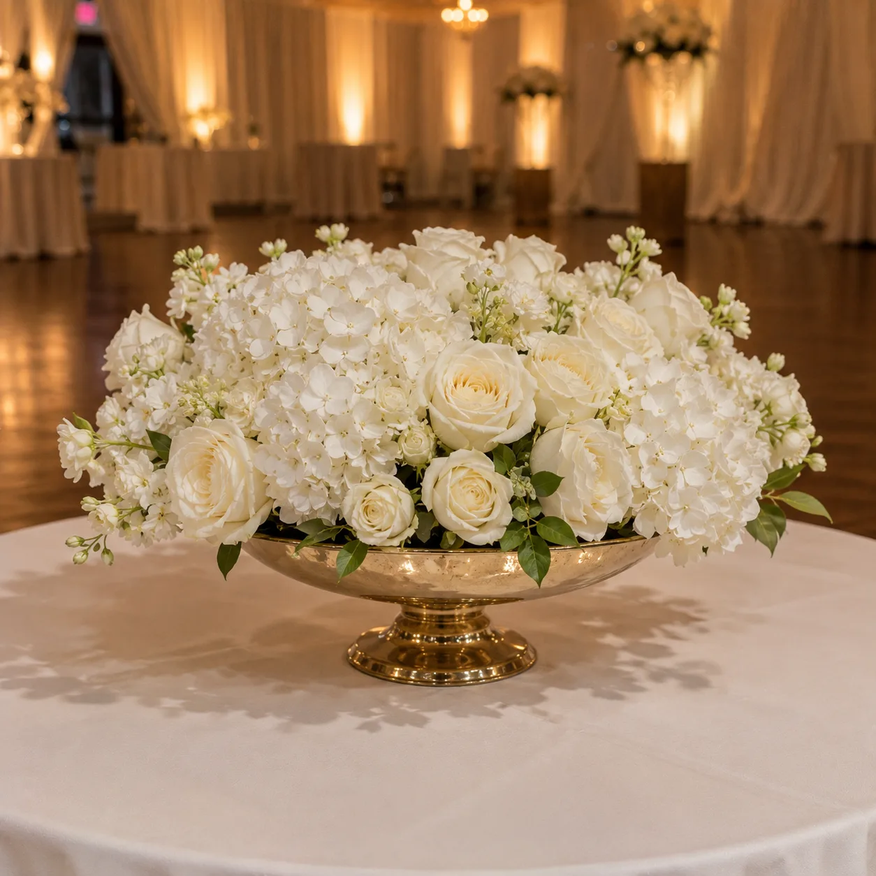 Low floral centerpieces