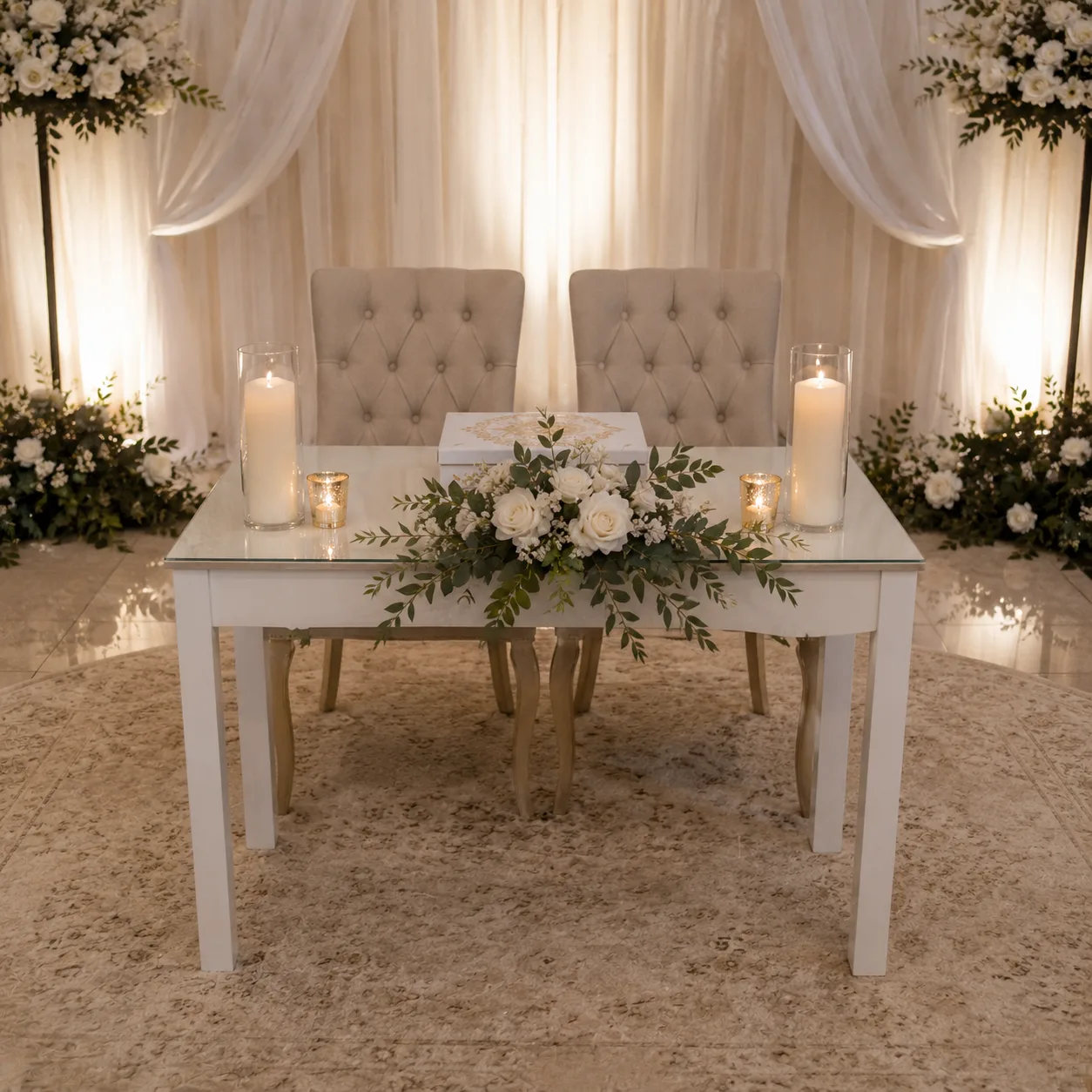 Nikah table setup