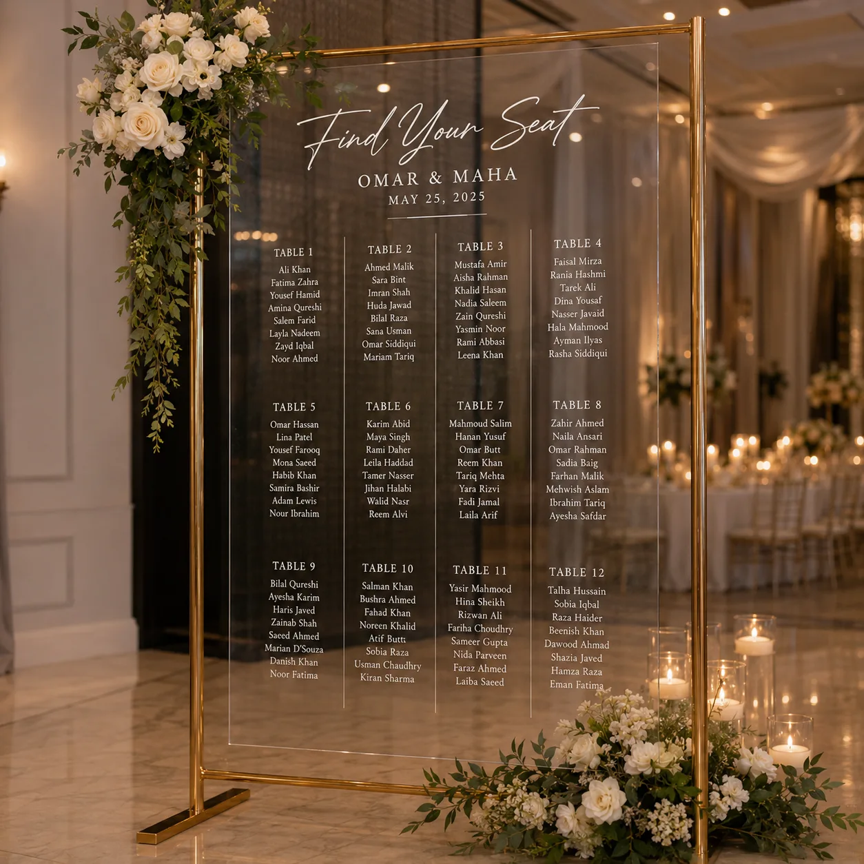 Seating chart