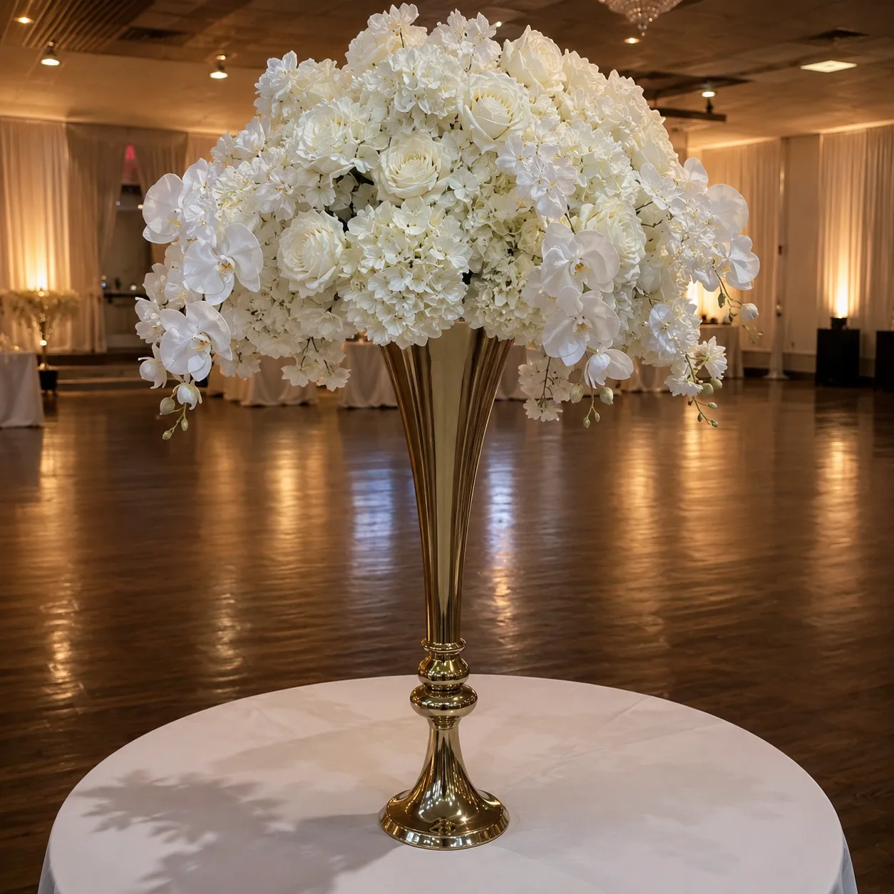 Tall floral centerpieces